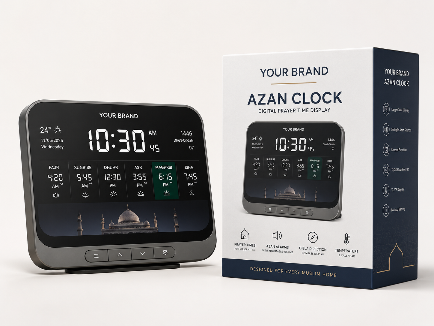 Private Label Azan Clock